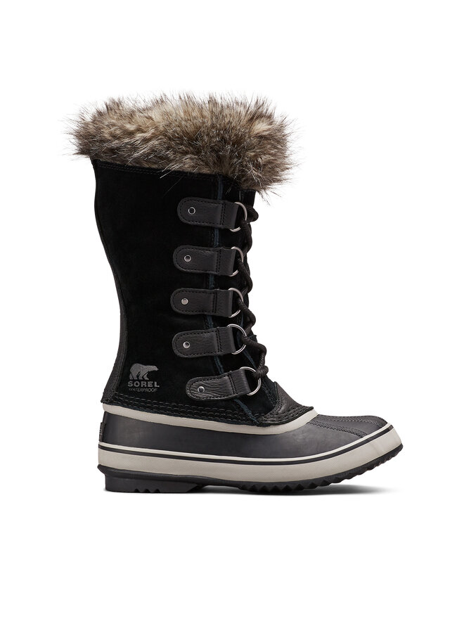 Зимние ботинки женские Sorel Joan Of Arctic замшевые, черный
