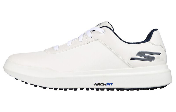 

Go Golf Кроссовки для гольфа мужские низкие белые/королевские синие Skechers