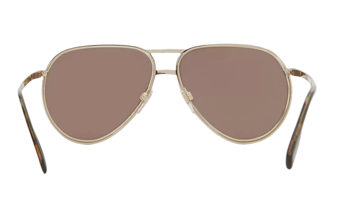 Burberry Солнцезащитные очки мужские Gold, Gold — фото 3