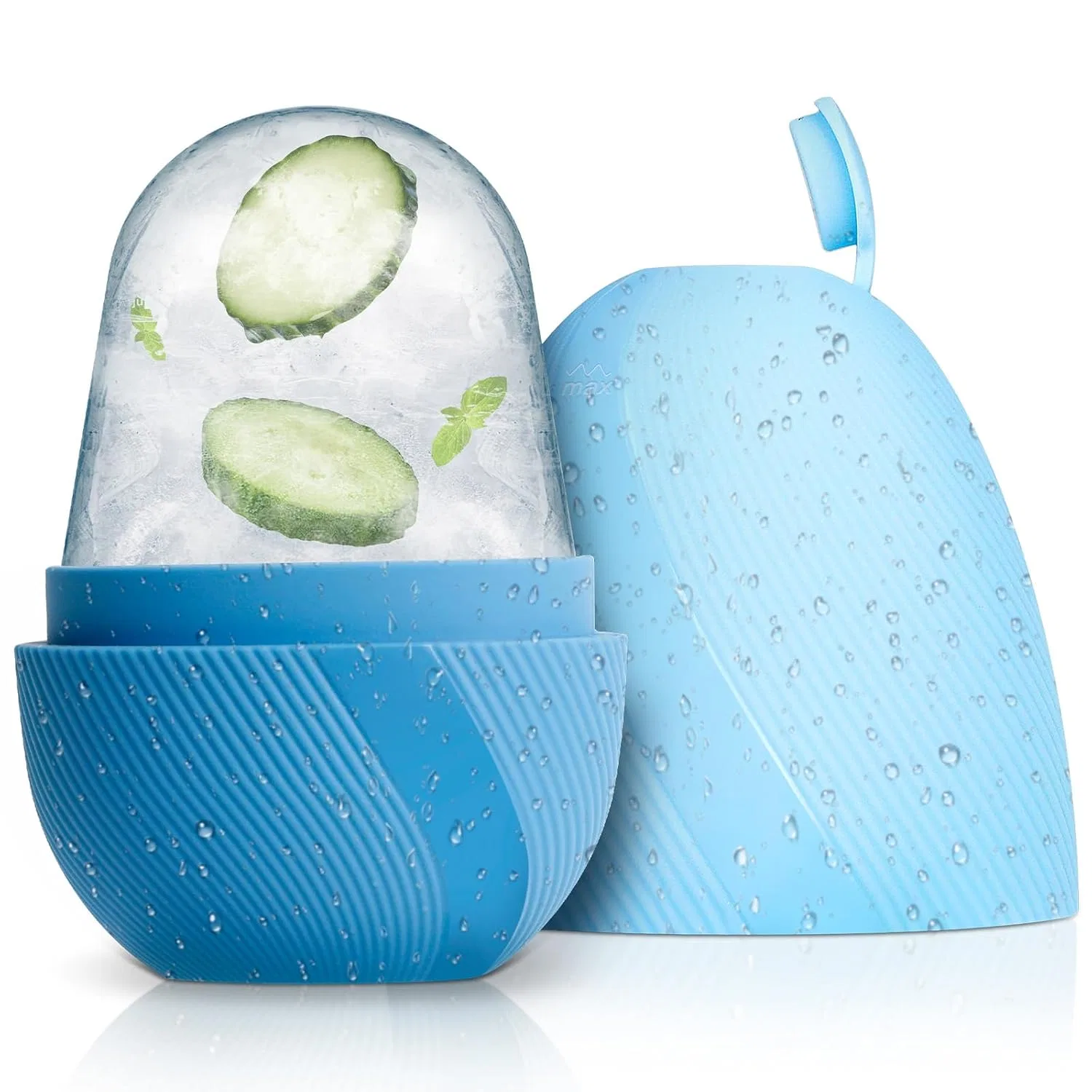 Силиконовый массажный роллер для лица Romon Ice Roller Romon