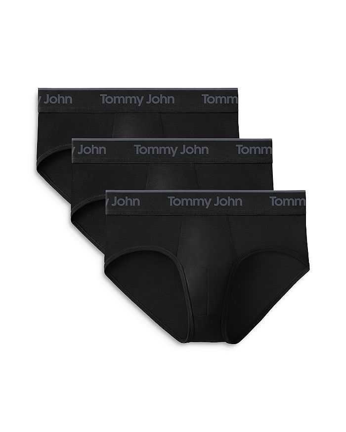 

Second Skin Essentials Трусы, упаковка 3 шт. Tommy John, черный
