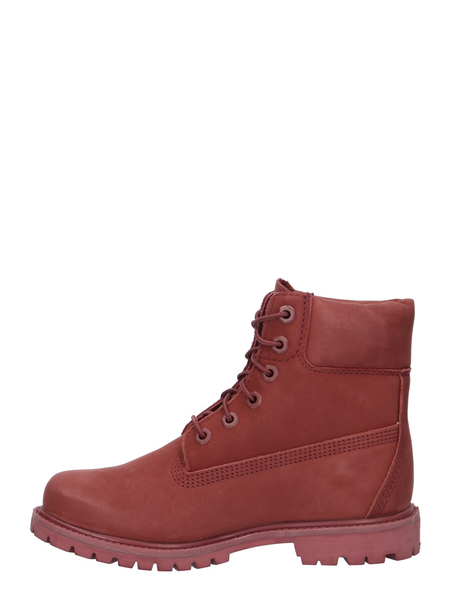 Ботинки Timberland на шнуровке, красный — фото 2