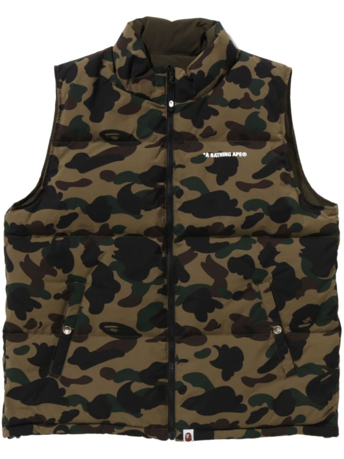 

Двусторонний мягкий жилет BATHING APE A Bathing Ape, зеленый