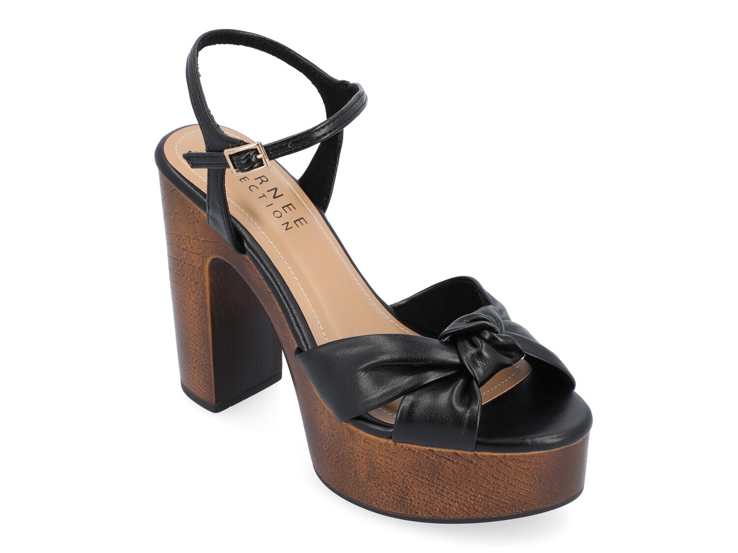 

Сандалии на платформе Journee Collection Lorrica, черный