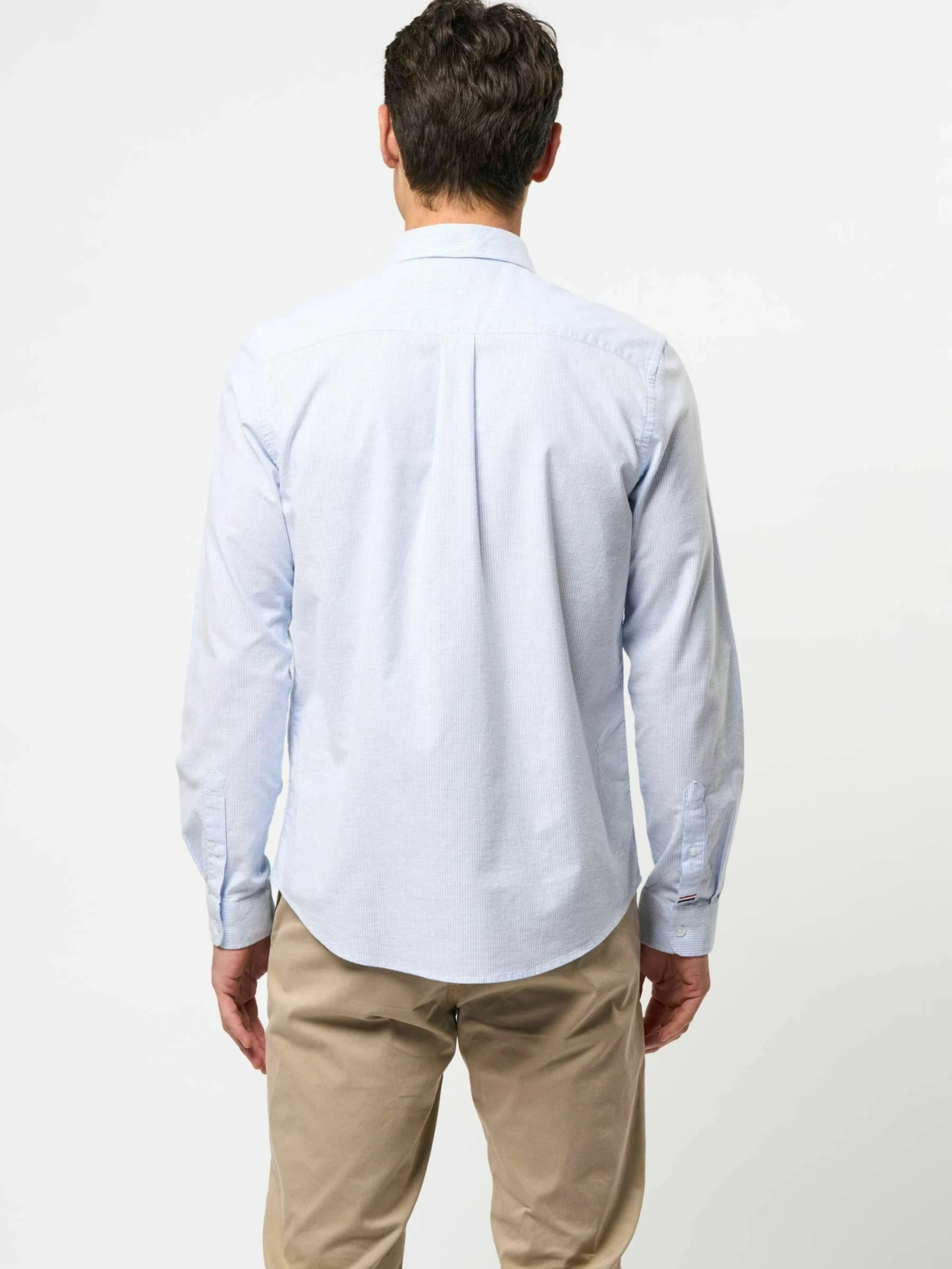 U.S. POLO ASSN. Рубашка на пуговицах 'UMEsmar' синего цвета Regular fit — фото 4