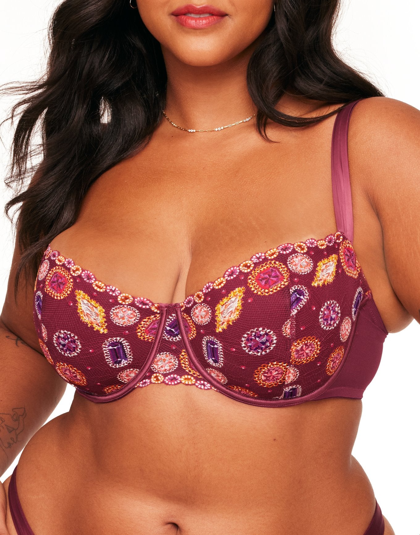 

Женский бюстгальтер-балконет Dianna Contour Plus-Size Adore Me, цвет gem lace c02