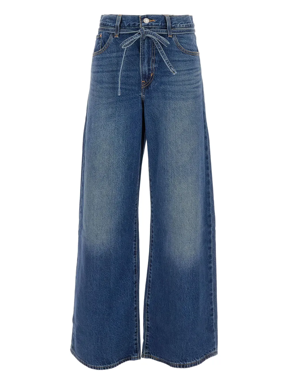 

Джинсы с завязкой на талии Levi's, синий