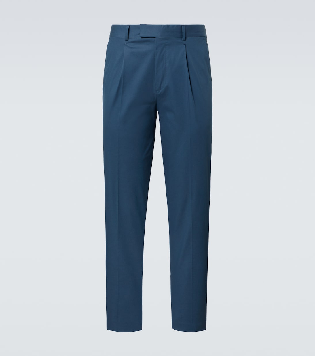 

Хлопковые прямые брюки Zegna, Avio Blue