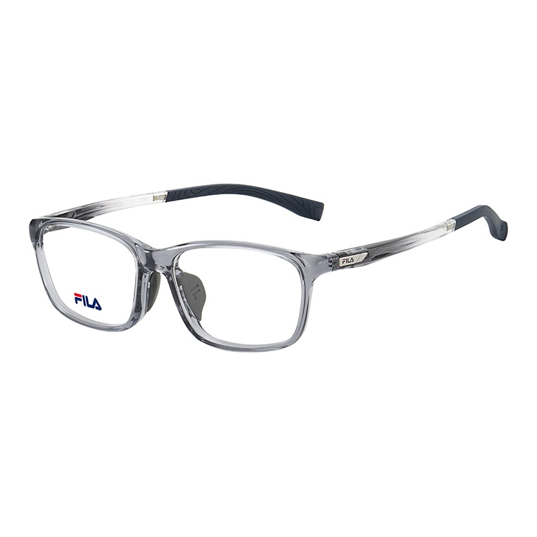 

FILA Пластиковая квадратная оправа очков от близорукости унисекс, 06G5 Transparent Blue Color
