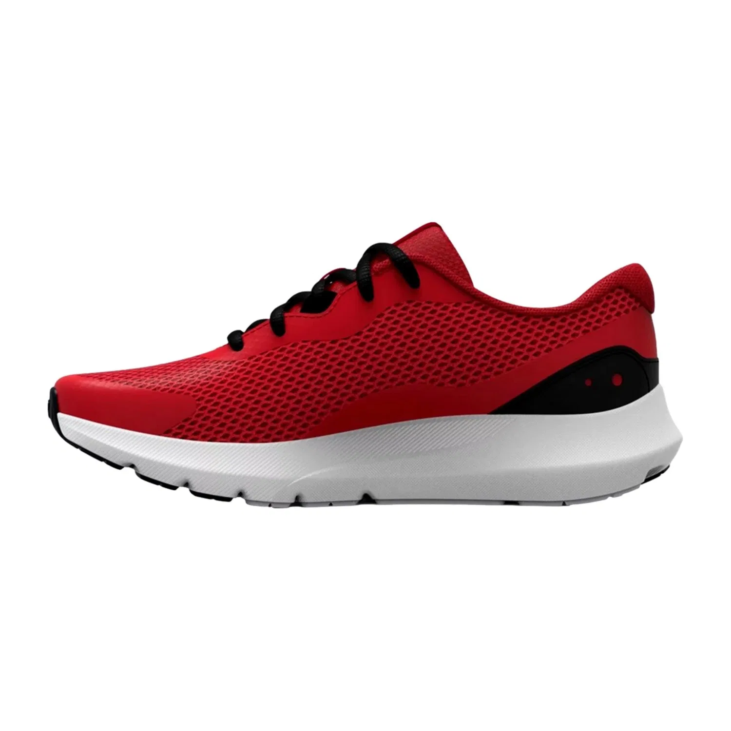 Кроссовки Under Armour BGS Surge 3 красно-белые 3024989-600 для школьников — фото 2