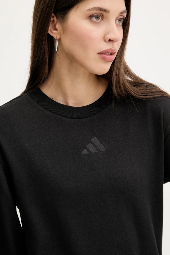 Хлопковая толстовка ALL SZN Adidas, черный — фото 4