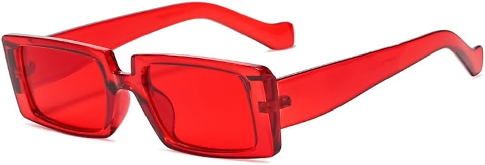 

Модные солнцезащитные очки для женщин и мужчин, винтажные прямоугольные солнцезащитные очки, классические солнцезащитные очки, трендовые очки с градиентным переходом, защита от ультрафиолета UV400 KTUCN, Red Red