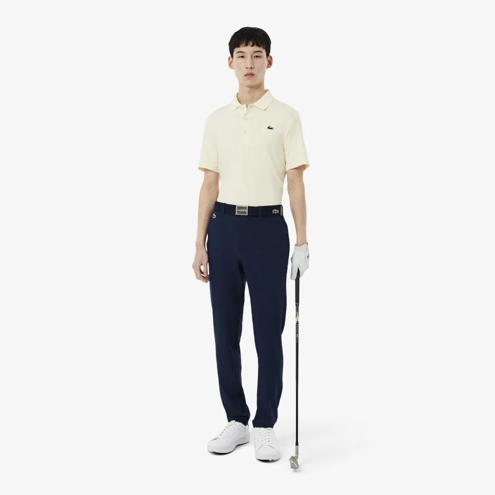 Мужские базовые брюки для гольфа тёмно-синие от Lacoste — фото 4