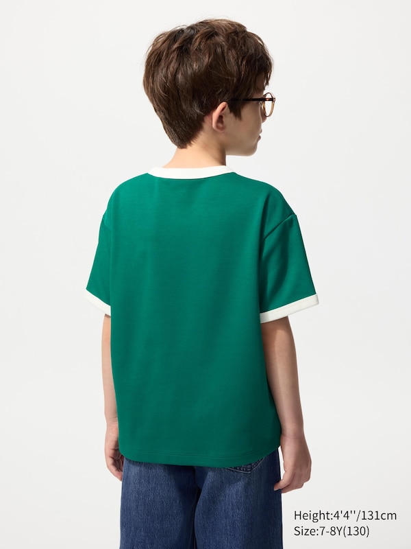 Хлопковая футболка AIRism с графикой Uniqlo, 55 green — фото 3