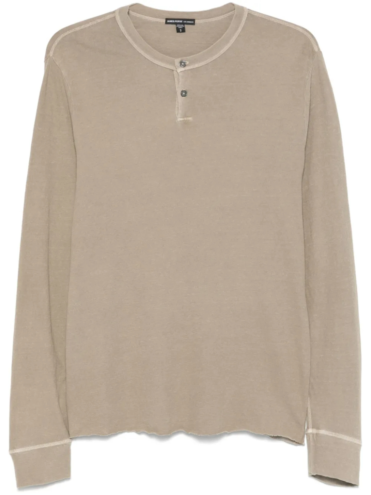 

Футболка Джеймса Перса Henley James Perse, зеленый