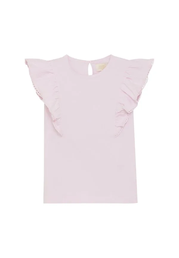 Блузка с оборками Creamie, Rose Pink