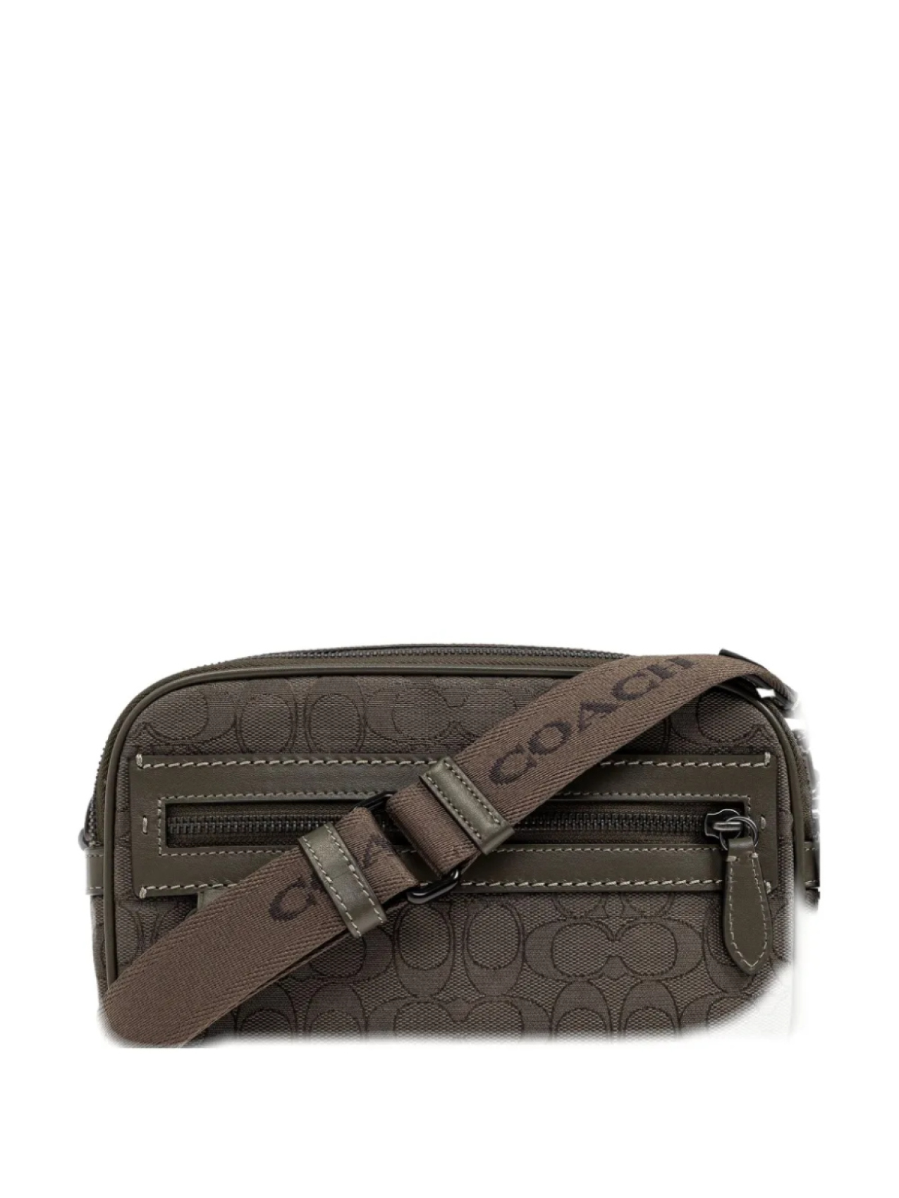 

Сумка-мессенджер с монограммой Coach, зеленый