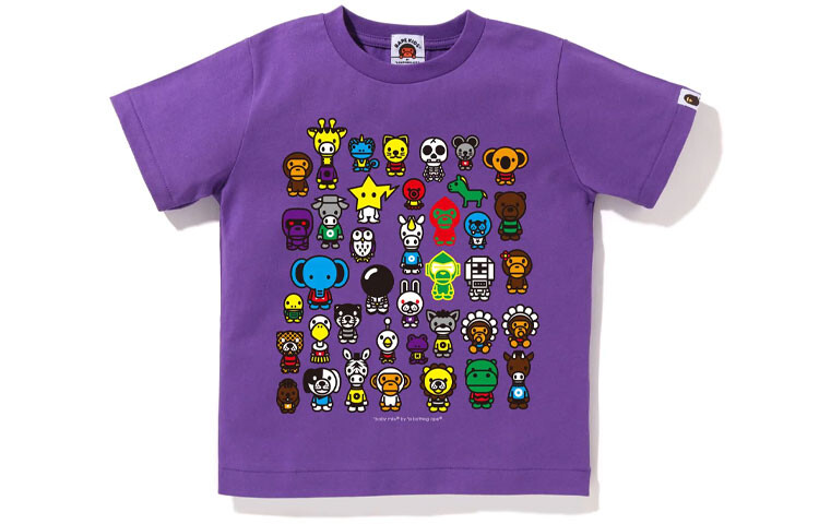 

Детская футболка A Bathing Ape, зеленый