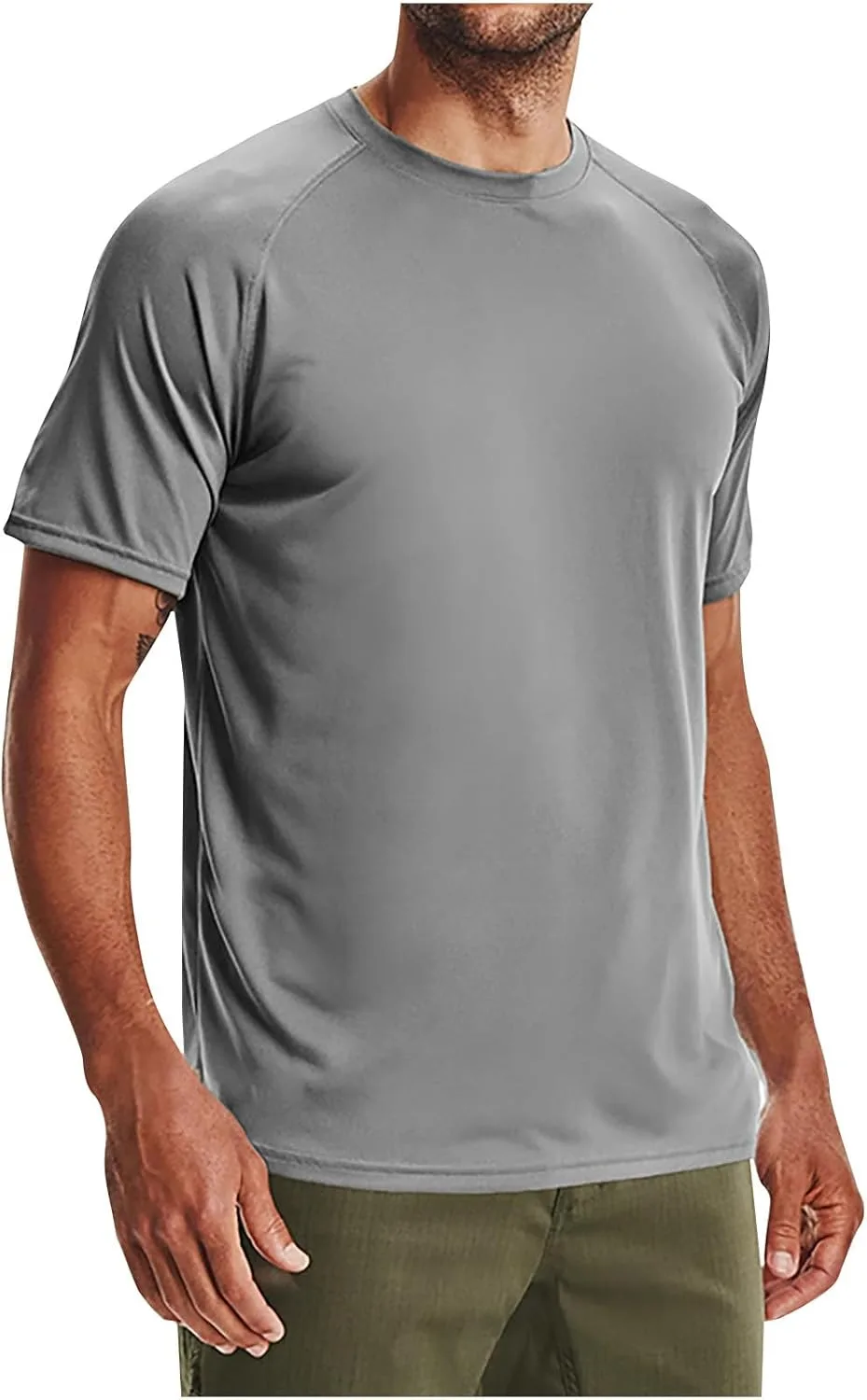 

Мужская футболка для бега с коротким рукавом, Quick Dry, летняя