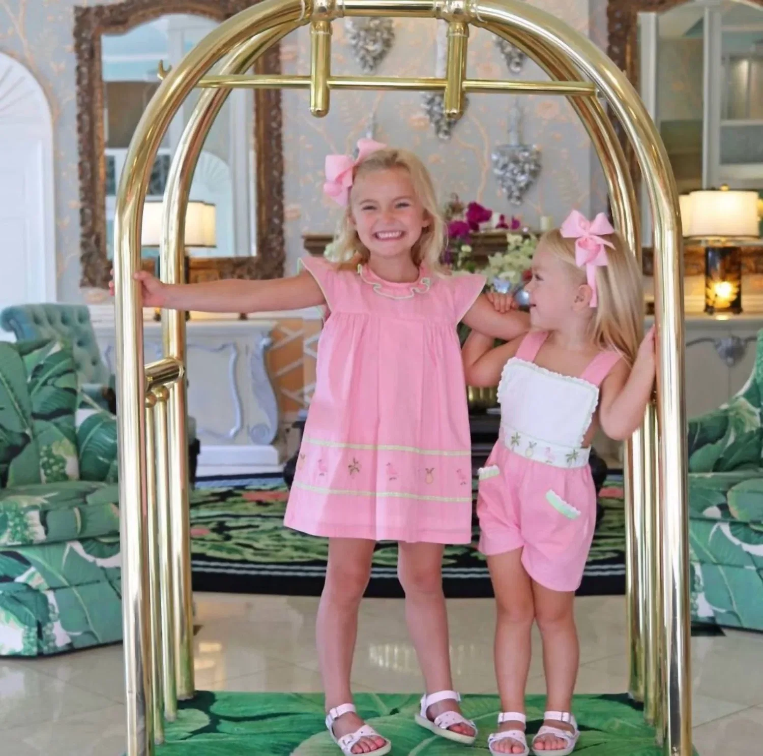CHRISTIAN ELIZABETH Платье Flagler Flamingo розового цвета — фото 2