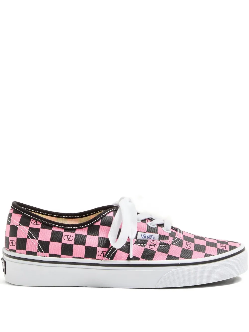 Кеды с логотипом VLogo Checkerboard из коллаборации с Vans VALENTINO GARAVANI, розовый