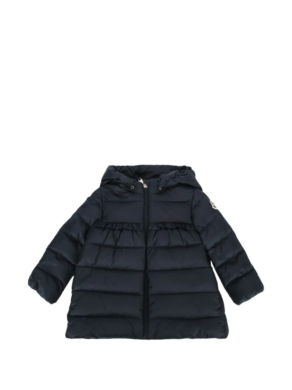 Пальто с капюшоном Moncler Enfant, синий