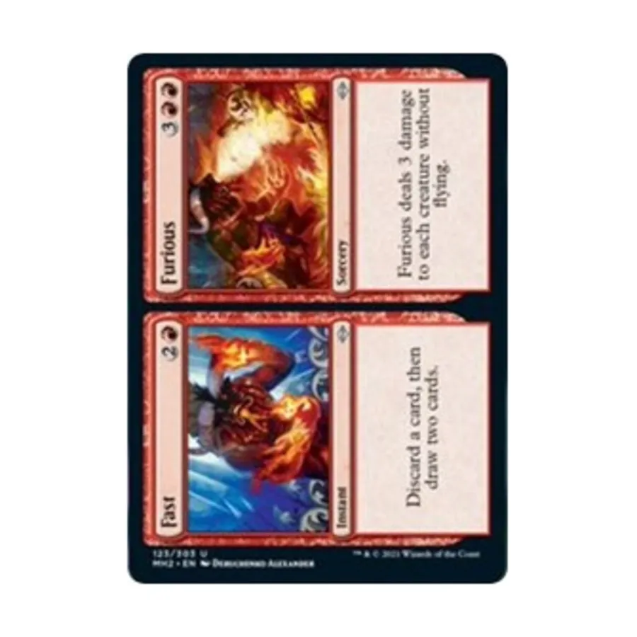 

CCG Быстрый // Яростный (U), MTG - Modern Horizons 2