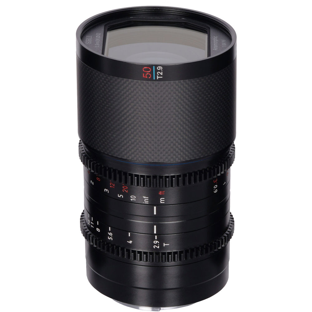 

Полнокадровый анаморфотный объектив Sirui Saturn 50 мм T2.9 1,6x из углеродного волокна (Canon RF, нейтральная яркость)