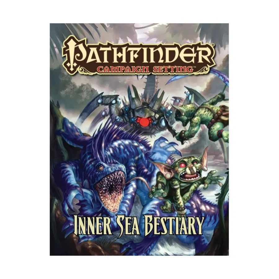 

Inner Sea Bestiary, Pathfinder Roleplaying Game (1st Edition) - Campaign Setting - Monster Guides, мягкая обложка