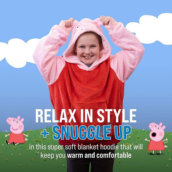 Худи-плед Peppa pig для детей Snugible Plushible — фото 4