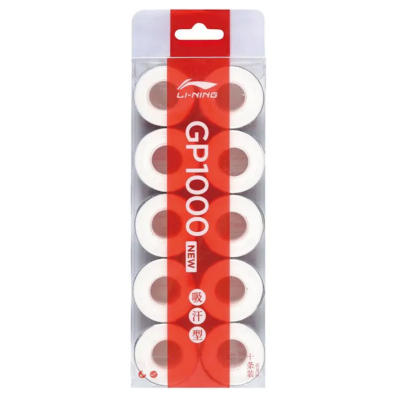 

Лента для рукоятки бадминтонной ракетки PU, тонкая, 10 штук LINING