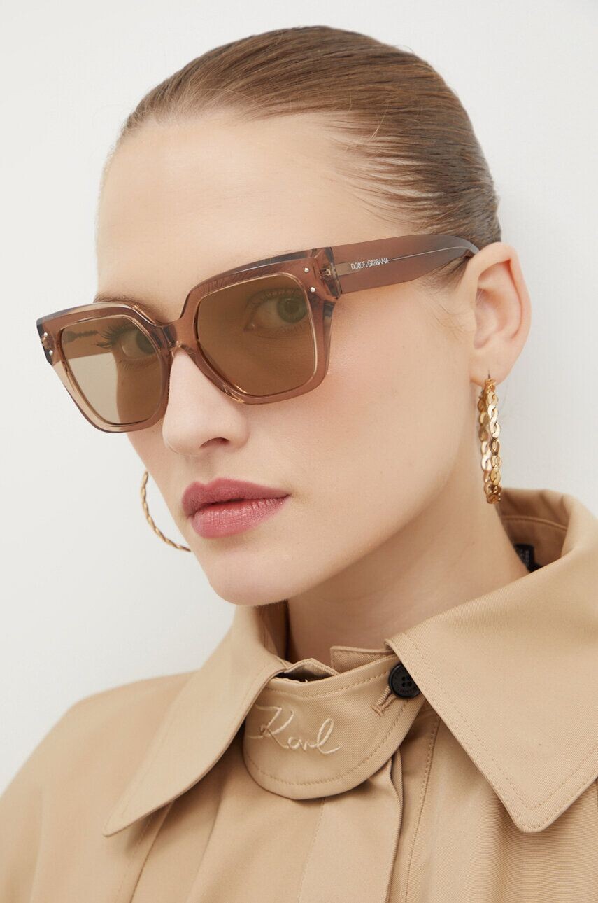

Солнцезащитные очки Dolce & Gabbana, бежевый