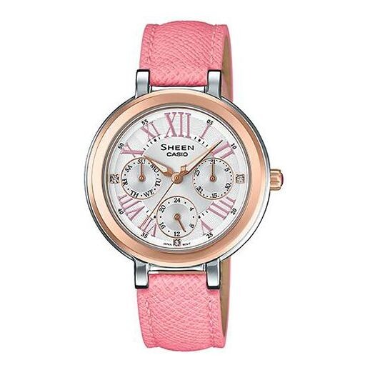

Часы CASIO SHEEN Waterproof Dark Pink Analog, розовый