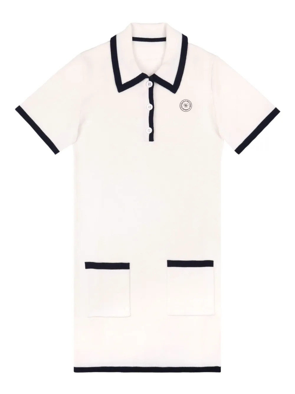 

Мини-платье Хилари Sporty & Rich, белый
