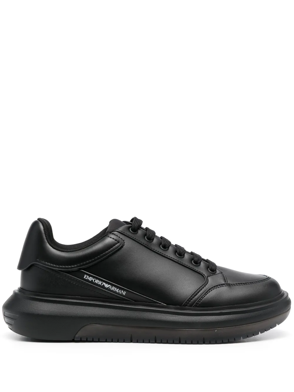 

Кроссовки с логотипом EMPORIO ARMANI, черный