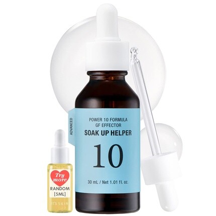 

Power 10 Formula Gf Effector Ampoule Serum 30 мл Увлажняющая сыворотка для лица с водой листьев гинкго и гиалуроновой кислотой, It'S Skin
