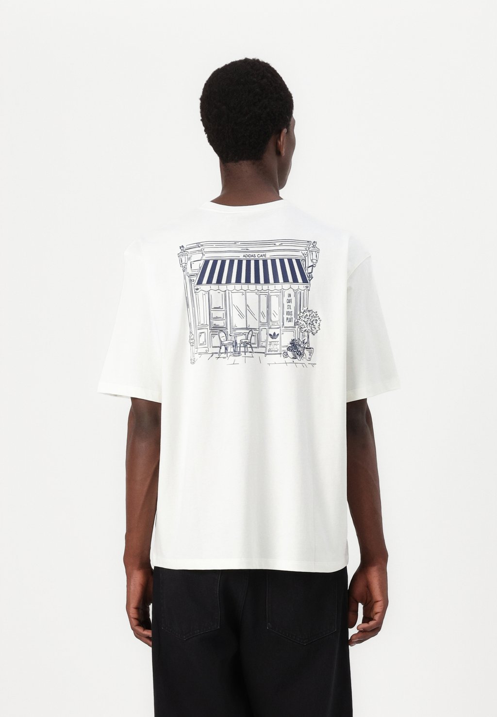 

Футболка с принтом PARIS TEE UNISEX Adidas Originals, кремовый