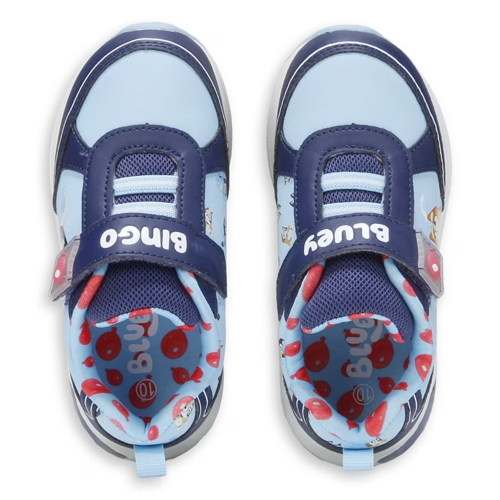 Детские кроссовки с подсветкой Bluey для малышей, blue multi — фото 4