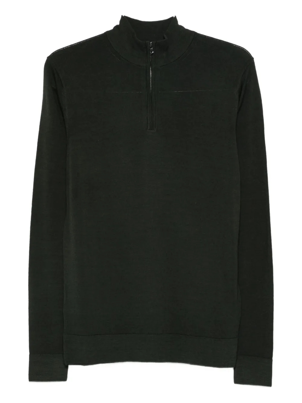 

Свитер из мериносовой шерсти Sunspel, зеленый