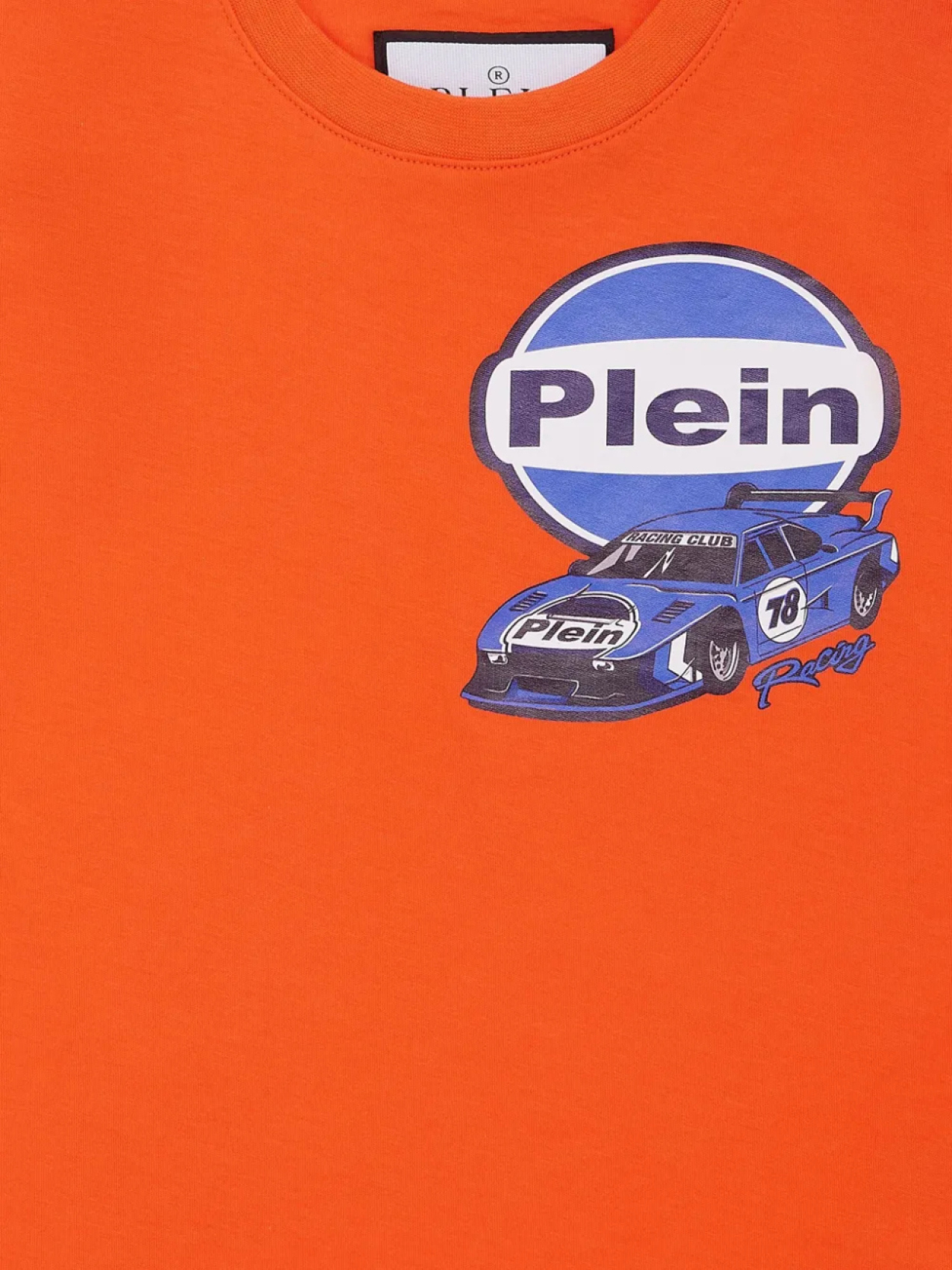 Футболка Philipp Plein Cars Racing, оранжевый — фото 3