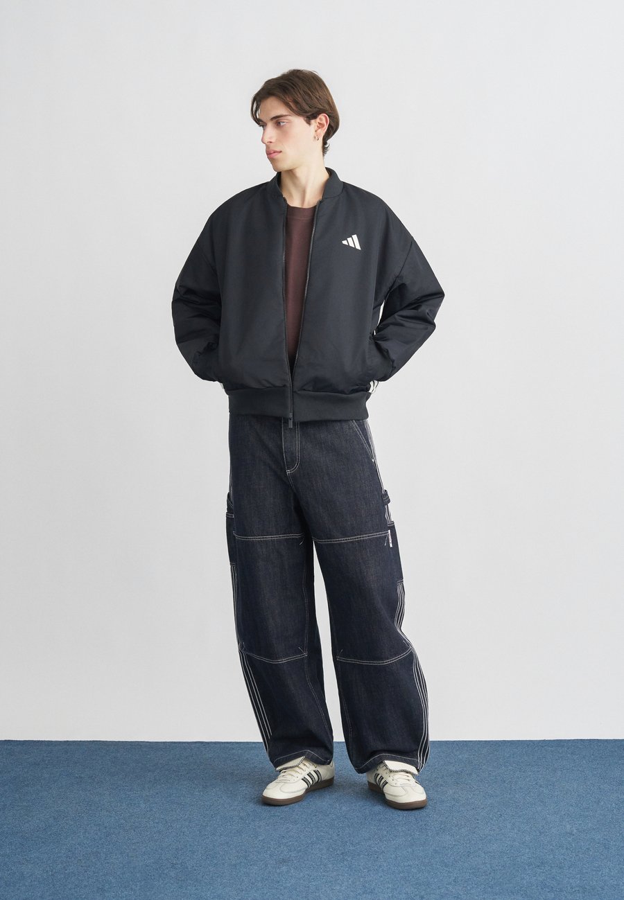 Куртка Adidas Originals STADIUM, Black/Off-White/Black — фото 2