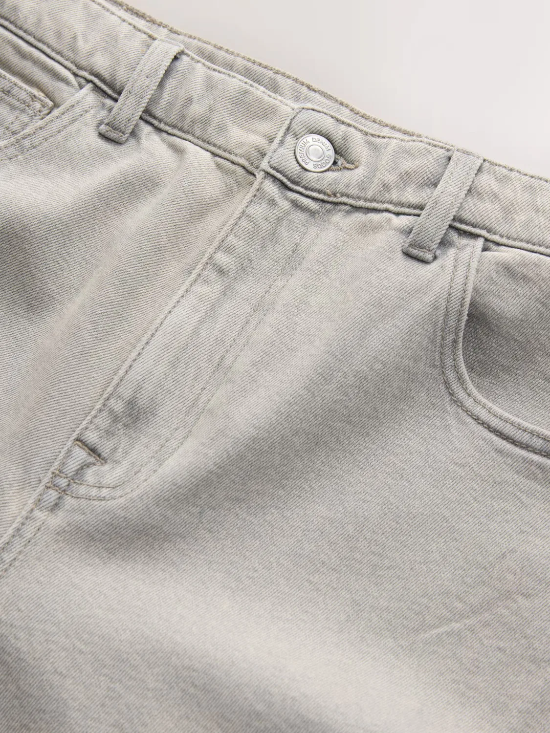 Обычные джинсы 'Аутентичные' Next, Grey Denim — фото 2