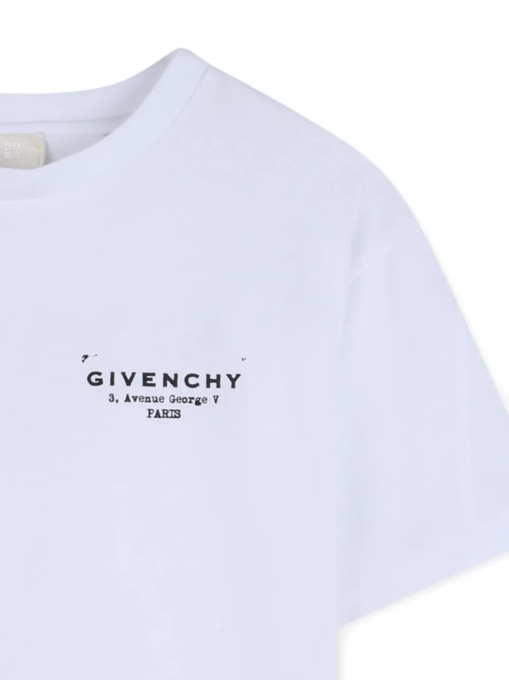 Футболка с короткими рукавами Givenchy Kids, белый — фото 3