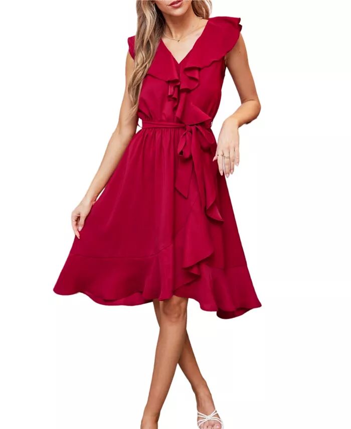 

Женское пляжное платье Charlotte Red Midi CUPSHE, красный