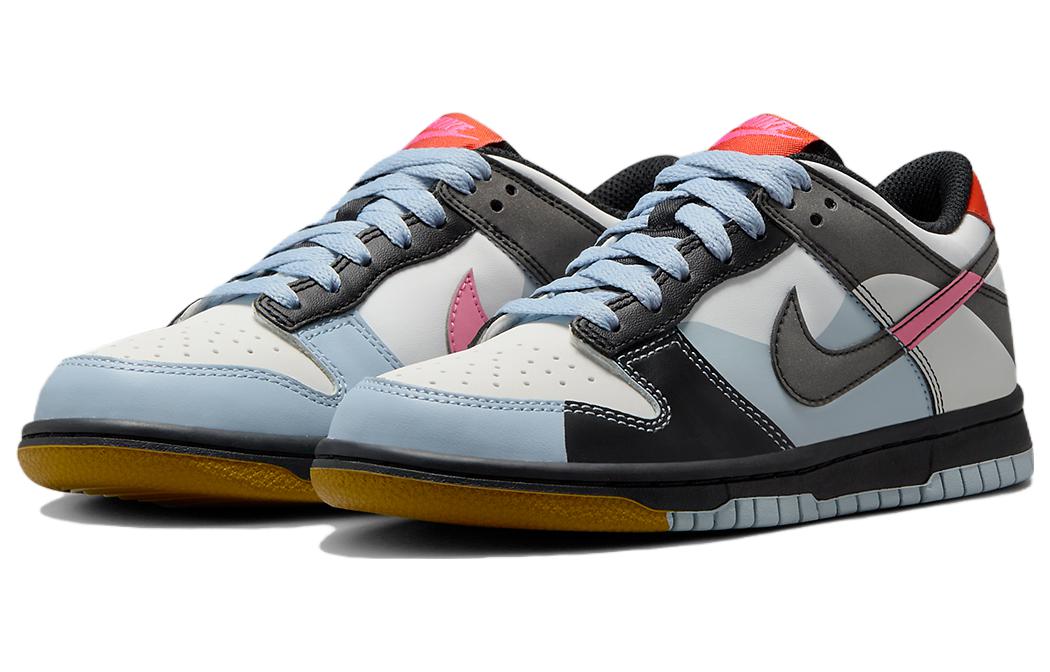 Dunk Low Dance Multi-Color GS Nike, Белый Синий Чёрный — фото 3