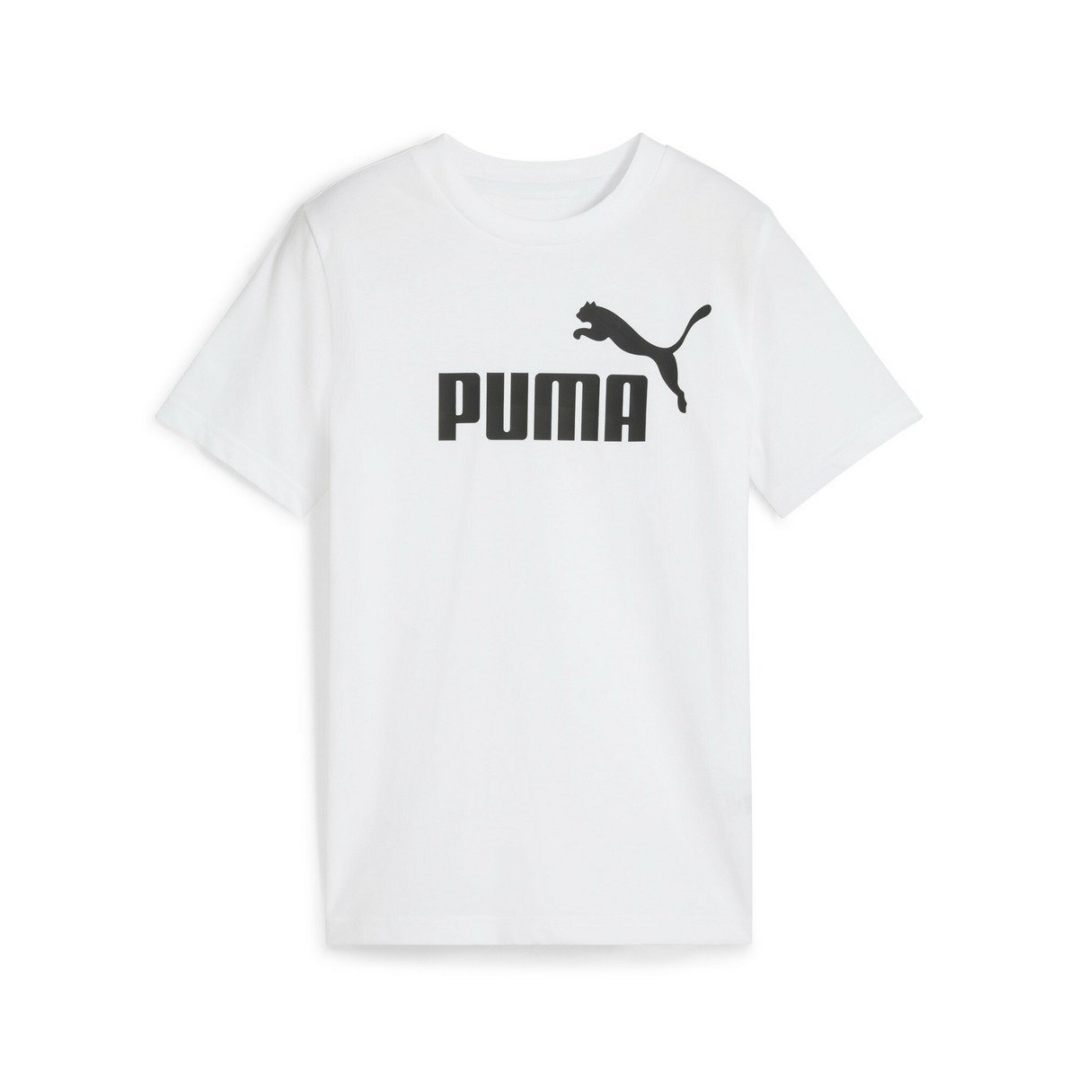 Детская футболка ESS № 1 с коротким рукавом и логотипом, размер B, рост 120-160 см PUMA, PUMA White — фото 4
