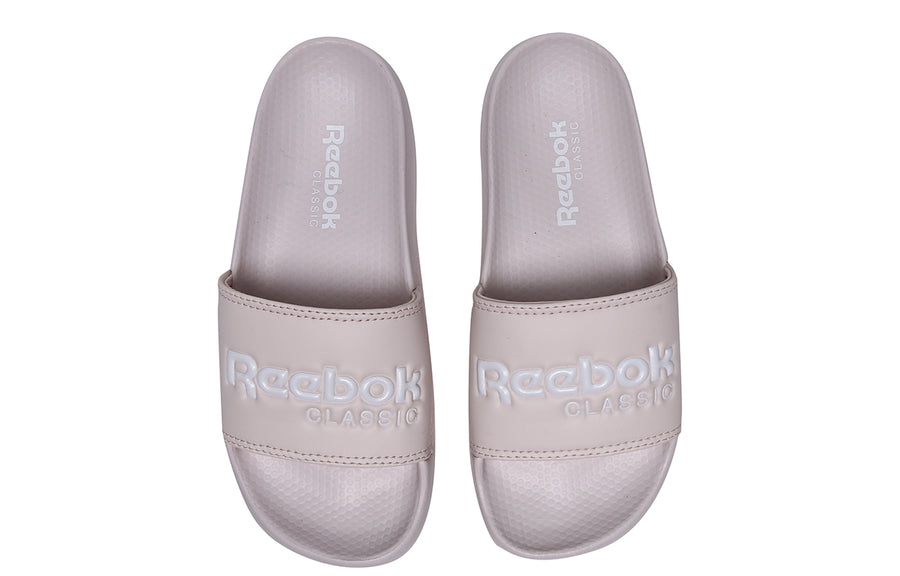 Шлепанцы Reebok Classic Slide Soft Sole Cozy Flat Heel Sports Slippers Pink Red, красный — фото 3