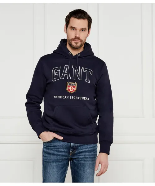 

Толстовка Regular fit Gant, синий