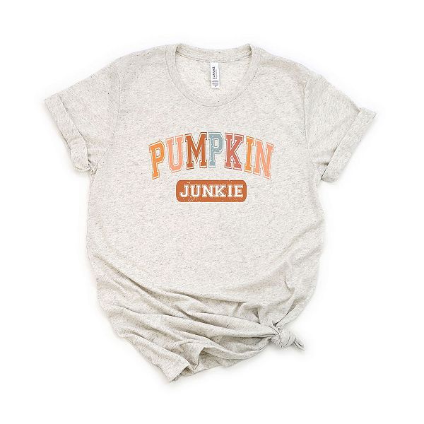 

Футболка с коротким рукавом Varsity pumpkin junkie Simply Sage Market, Зеленый, Футболка с коротким рукавом Varsity pumpkin junkie Simply Sage Market