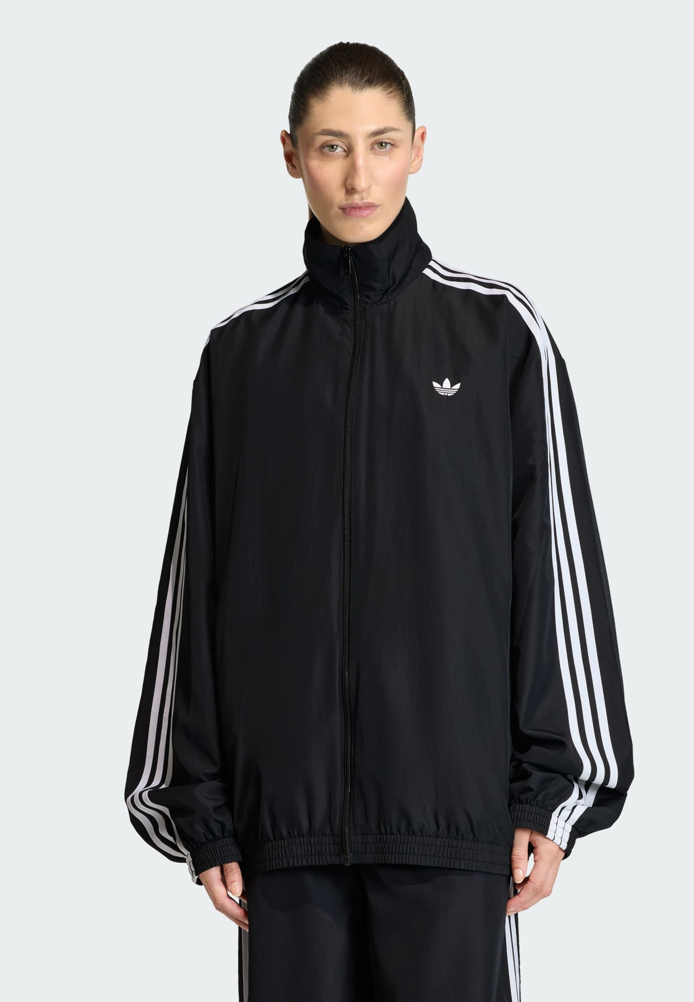 Adidas Originals Куртка межсезонная 'Firebird Adilenium' черная — фото 2